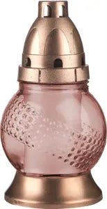 Rosegold gömb üvegmécses
