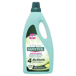 Sanytol fertőtlenítő felülettisztító citrom és olíva 4actions 1000 ml