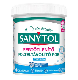 Sanytol fehérítő por fertőtlenítő folteltávolító 450 g,
