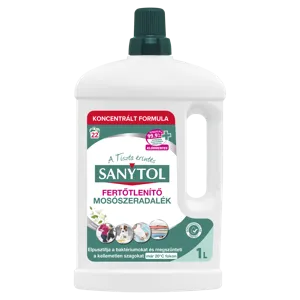 Sanytol, fertőtlenítő mosószeradalék, fehér virágok klórmentes, 22 mosás, 1 l