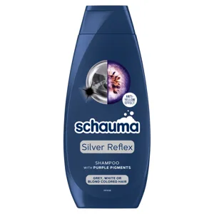Schauma sampon silver reflex, hamvas csillogás, ősz fehér vagy szőkített hajra, 250 ml