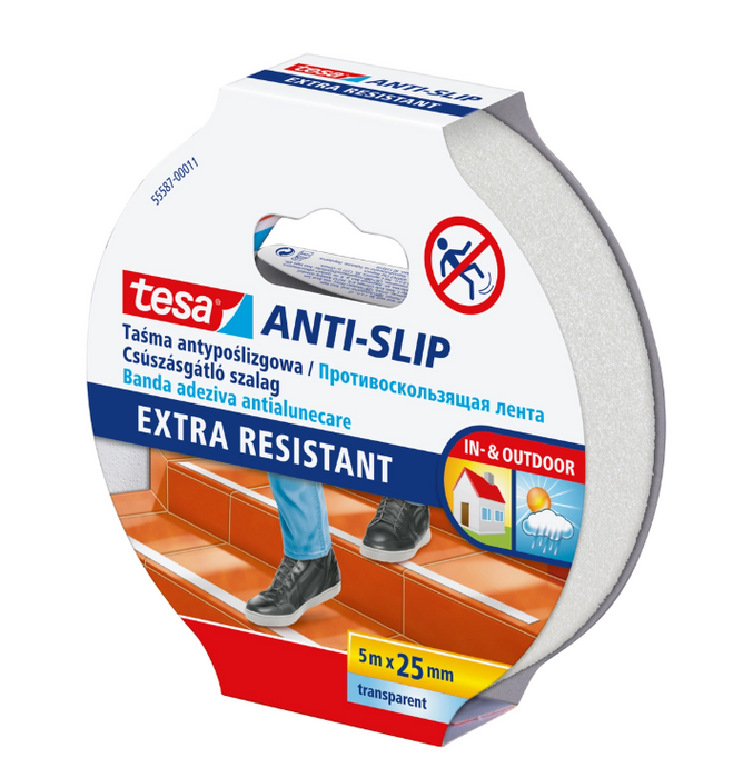 Tesa csúszásgátló szalag átlátszó (55587) 5m x 25mm