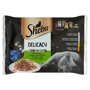 Sheba Vegyes választék Alutasakos macskaeledel 4x85g