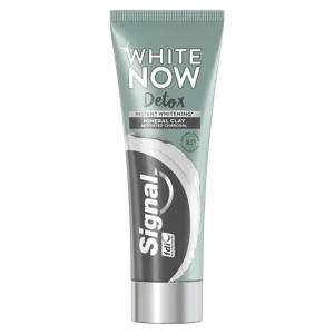 Signal fogkrém white now detox mineral clay activated charcoal, 75 ml