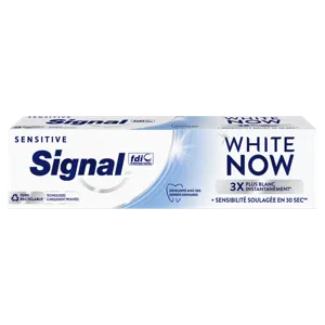 Signal fogkrém white now sensitive, 75 ml