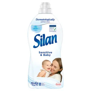 Silan textilöblítő sensitive & baby koncentrátum, 76 mosás, 1672 ml