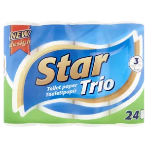Star Trio WC Papír 24 Tekercs, 3 Rétegű #4