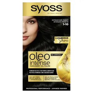 Syoss hajfesték oleo intense tartós 1-10 intenzív fekete