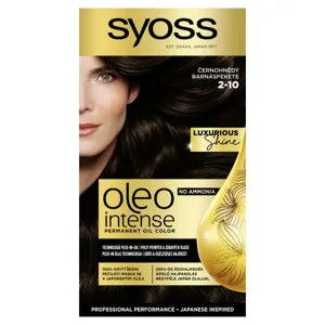 Syoss hajfesték oleo intense tartós 2-10 barnásfekete
