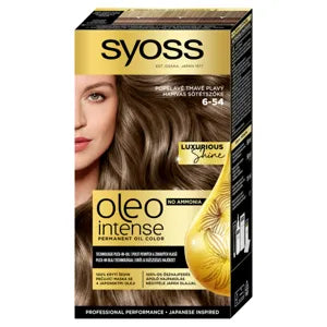 Syoss hajfesték oleo intense tartós 6-54 hamvas sötétszőke