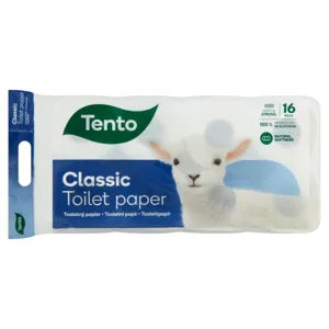 Tento classic toalettpapír, 16 tekercs 3 rétegű