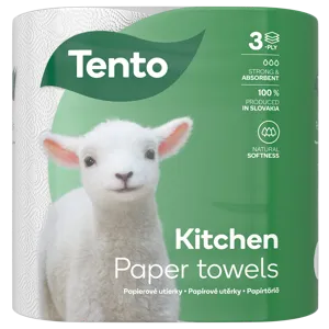 Tento kitchen papírtörlő 2 tekercs, 3 rétegű