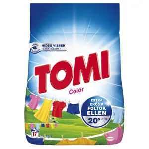 Tomi mosópor color 17 mosás, 1,02 kg