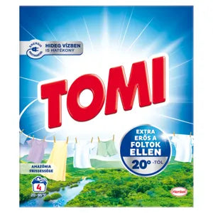 Tomi mosószer amazónia frissessége fehér és világos ruhákhoz 4 mosás, 220 g