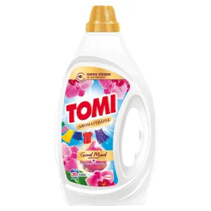 Tomi mosószer aromaterápia orchidea folyékony színes ruhákhoz, 30 mosás, 1,35 l