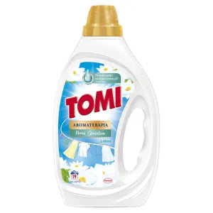 Tomi mosószer aromaterápia folyékony fehér és világos ruhákhoz, 19 mosás, 855 ml