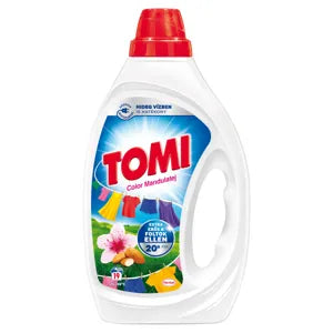 Tomi mosószer color mandulatej folyékony színes ruhákhoz, 19 mosás 855 ml