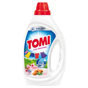 Tomi mosószer color mandulatej folyékony színes ruhákhoz, 20 mosás, 900 ml