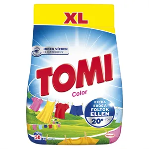 Tomi mosószer color, színes ruhákhoz 50 mosás 2,75 kg