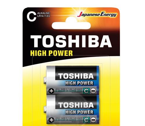 Toshiba alkáli elem C (Baby) 2db