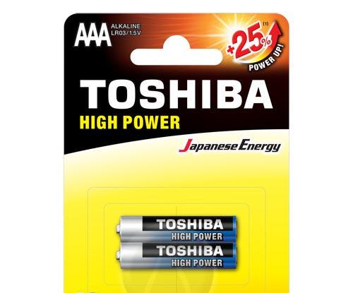 Toshiba alkáli elem LR3 BP2 AAA/2db
