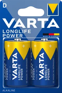 Varta Longlife Power Alkáli Góliátelem 2 db-os Bliszter #10