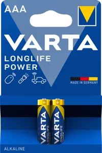 Varta Longlife Power alkáli mikro elem AAA LR03 BL2 2x