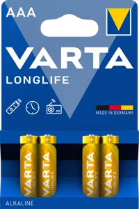 Varta Longlife alkáli mikro elem 4BL 10#