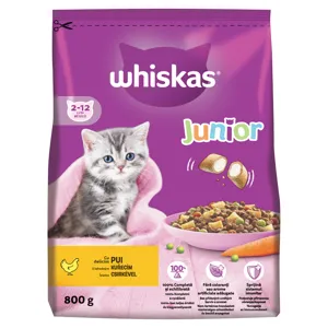 Whiskas junior csirke ízesitésű 800g