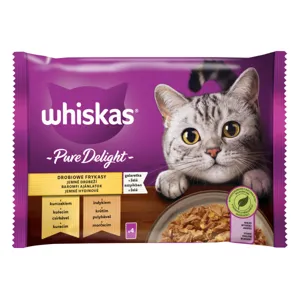 Whiskas kapszula pure delight baromfiválogatás zselében 340 g