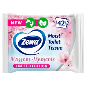 Zewa Blossom Moments illatosított nedves toalettpapír 42 db