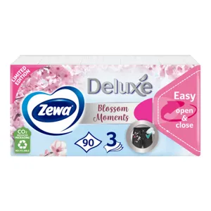Zewa Deluxe Limited Edition papír zsebkendő 3 rétegű, 90 db