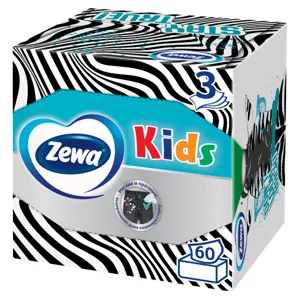 Zewa Kids 3 rétegű dobozos papír zsebkendő 60db