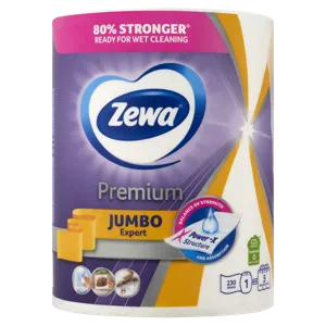 Zewa Premium Jumbo háztartási papírtörlő 3 rétegű 1 tekercs 7322541192017