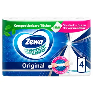 Zewa Wisch&Weg Original háztartási papírtörlő, 2 rétegű 4db