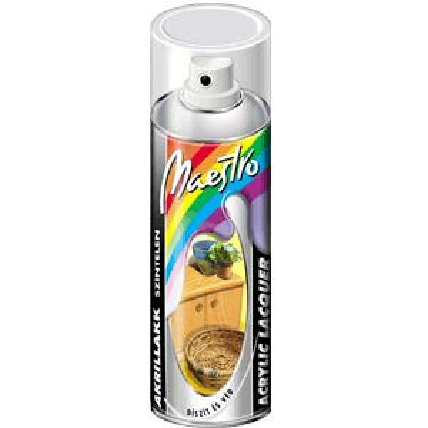 Maestro akrillakk, fényes, színtelen, 400 ml