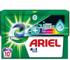 Ariel mosókapszula 10 db-os 4in1 Touch of Lenor (color)