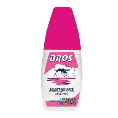 Bros szúnyog és kullancsriasztó pumpás kids sensitive pink 50 ml