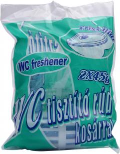 Dalma wc tisztító rúd kosárral komplett 2 x 45 g