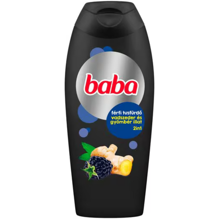 Baba tusfürdő 2in1 férfi vadszeder és gyömbér illat 400 ml