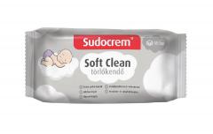 Sudocrem nedves törlőkendő soft clean 55 lap