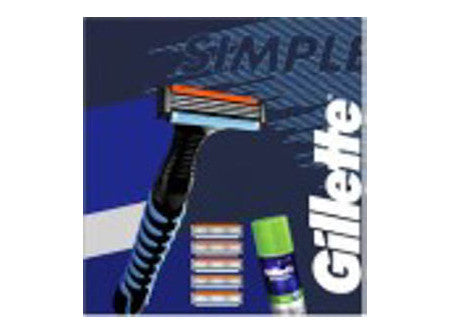 Gillette kozm.cs. Sensor3 nyél+3 betét+200ml Sensitive borotvahab