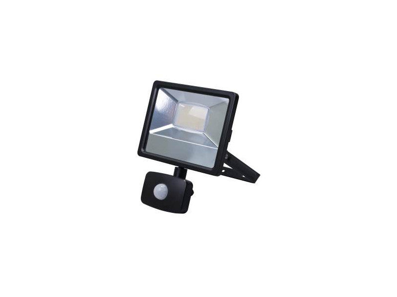 UltraTech LED reflektor mozgás érzékelővel 30W fekete 4000K 3000lm 110° IP65 25000óra