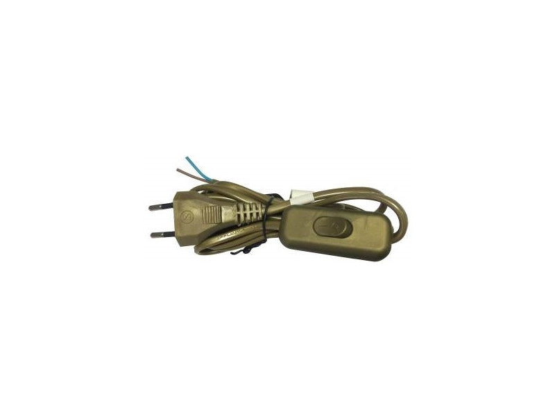 UltraTech zsinórközi kapcsoló, 2,5m vezetékkel, arany2x0,75mm2, H03VVH2-F kábellel
