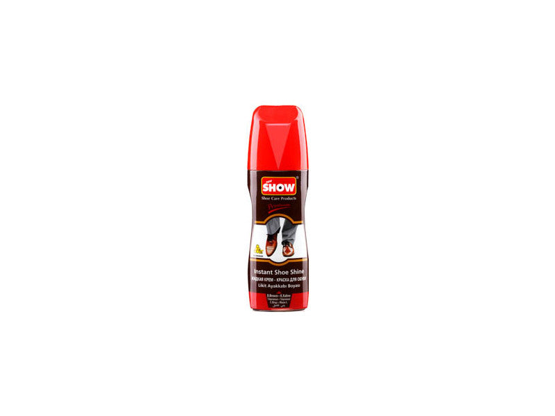 SHOW cipőápoló folyadék 75 ml - sötétbarna