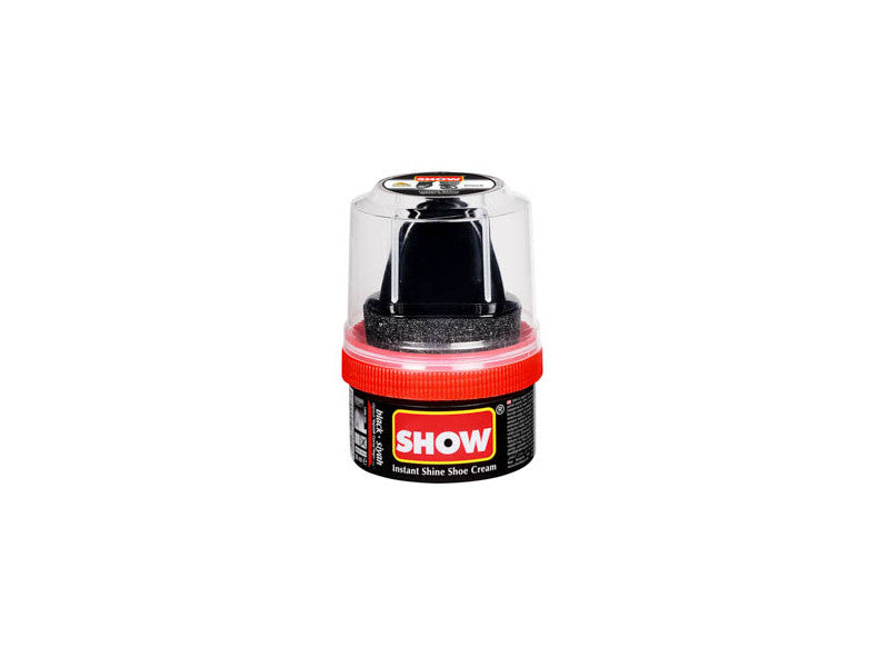 SHOW cipőápoló krém szivaccsal 50 ml - fekete