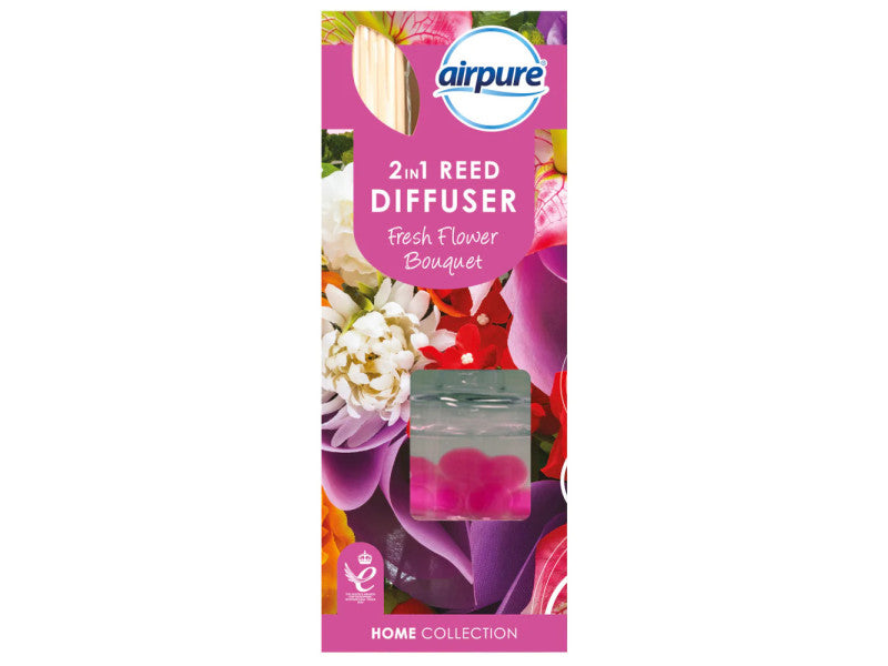 Airpure 2in1 pálcás illatosító Friss virágcsokor 30ml