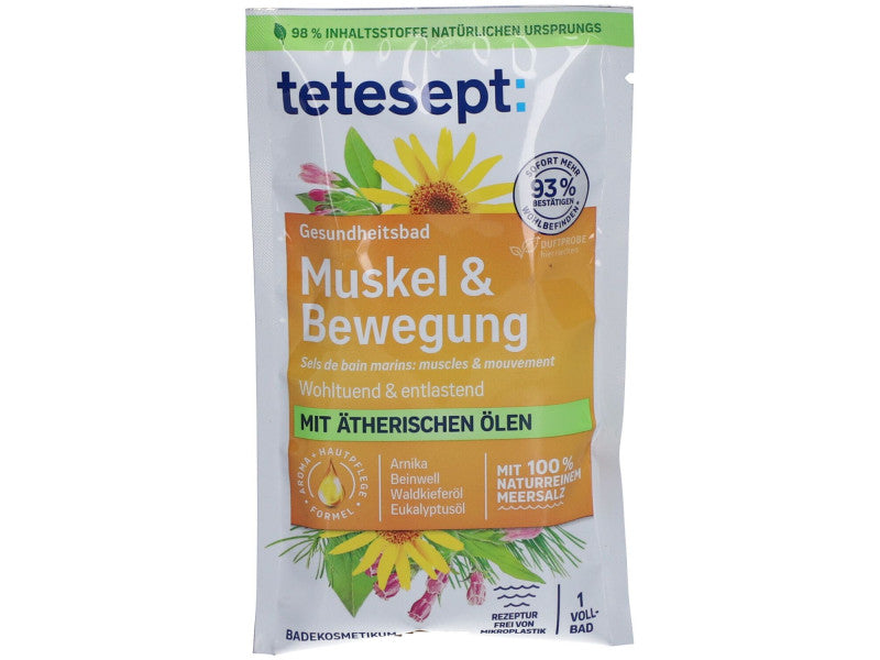 Tetesept fürdősó mozgás utáni izomregeneráló Muskel & Bewegung 80g