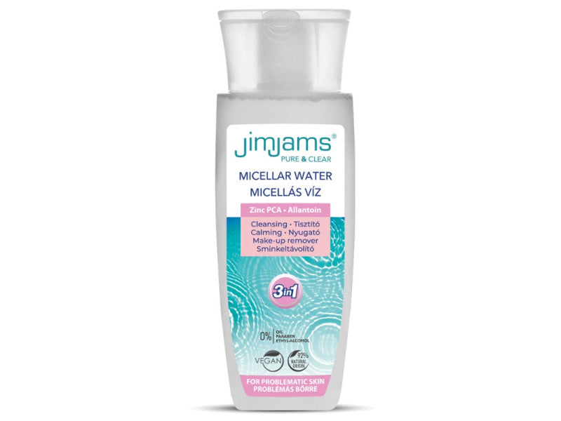 Jimjams pure és clear tini micellás arc és sminklemosó 150 ml