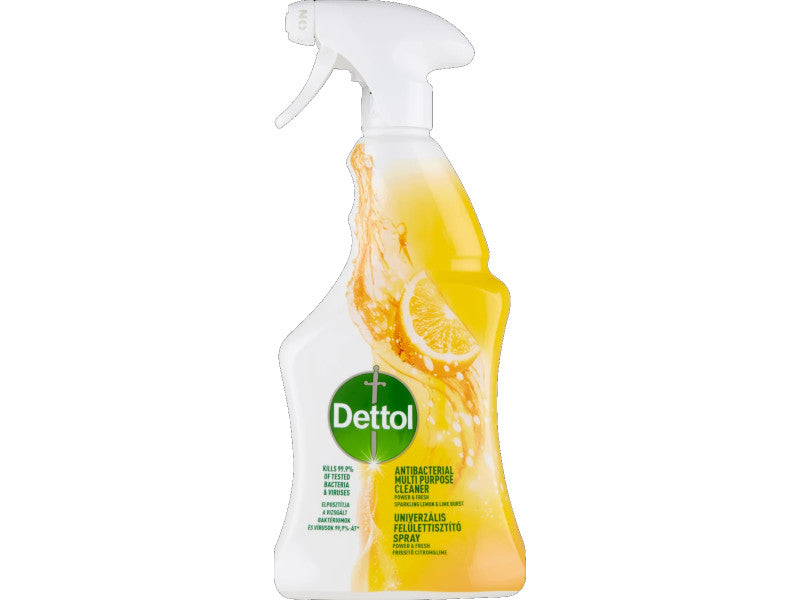 Dettol felülettisztító spray Power&Fresh univerzális Citrom&Lime 500 ml
